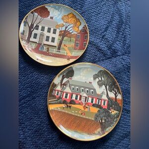 Museum Editions Ltd. - The Colonial Heritage Series collectible plates